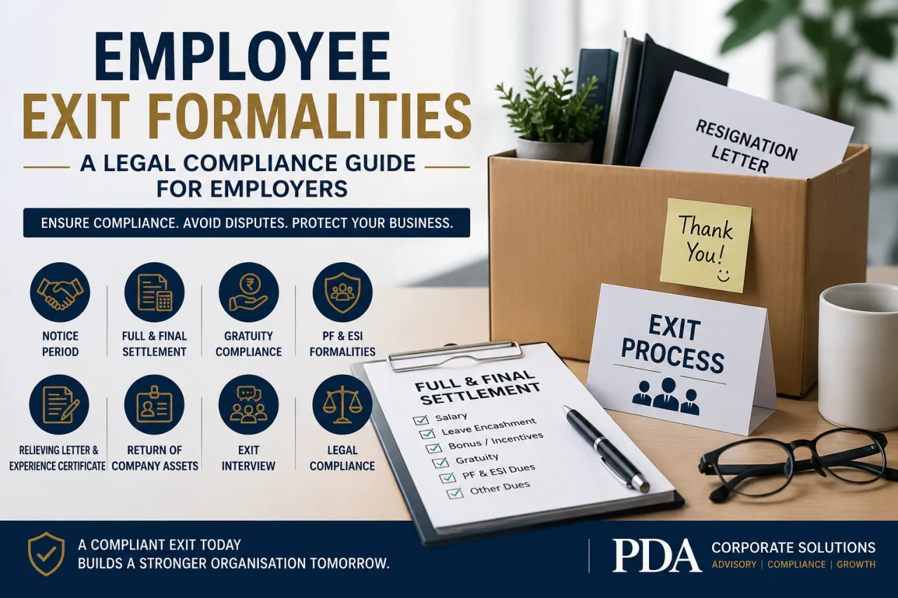 Employee Exit Formalities: A Legal Compliance Guide for Employers